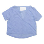 ADIDAS Womens T-Shirt Blue S