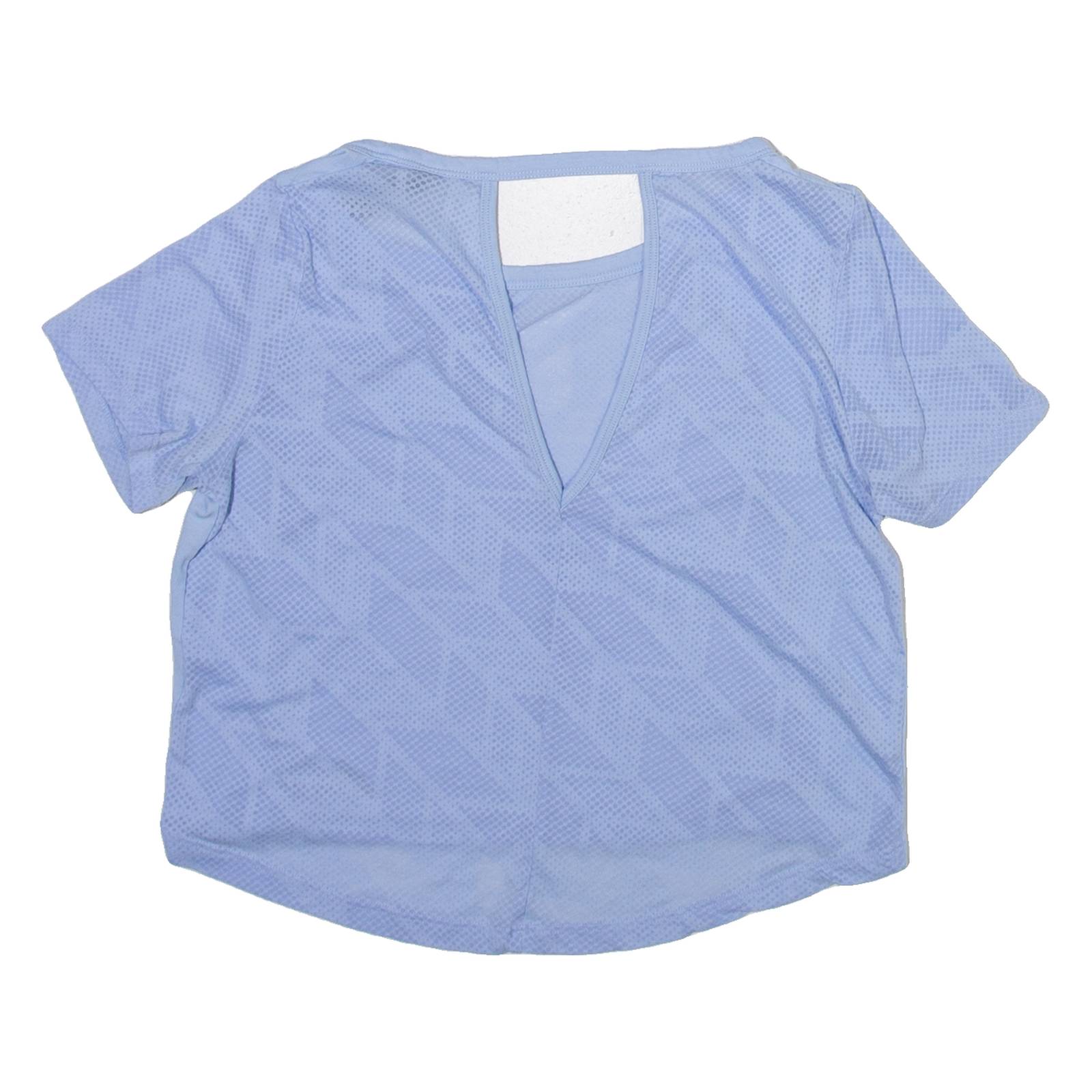ADIDAS Womens T-Shirt Blue S