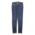 LEVI'S Womens Jeans Blue Slim Skinny Denim Medium W25 L32 Stretch Zip Fly