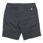PUMA Womens Shorts Black Casual M W32 Polyester Blend Comfortable Stylish