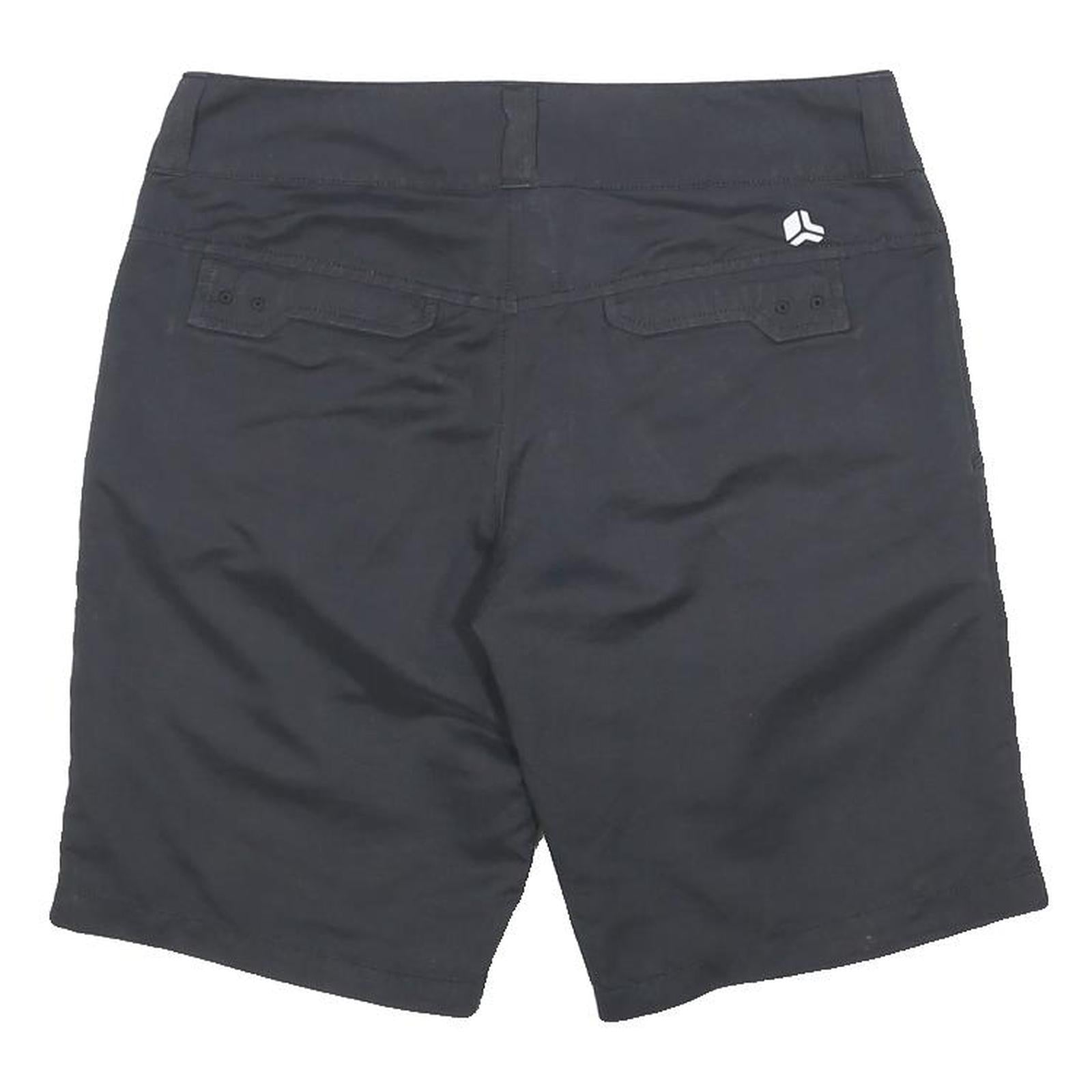 PUMA Womens Shorts Black Casual M W32 Polyester Blend Comfortable Stylish