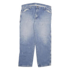 DICKIES Mens Jeans Blue Regular Straight Denim Medium W40 L32 Workwear Zip
