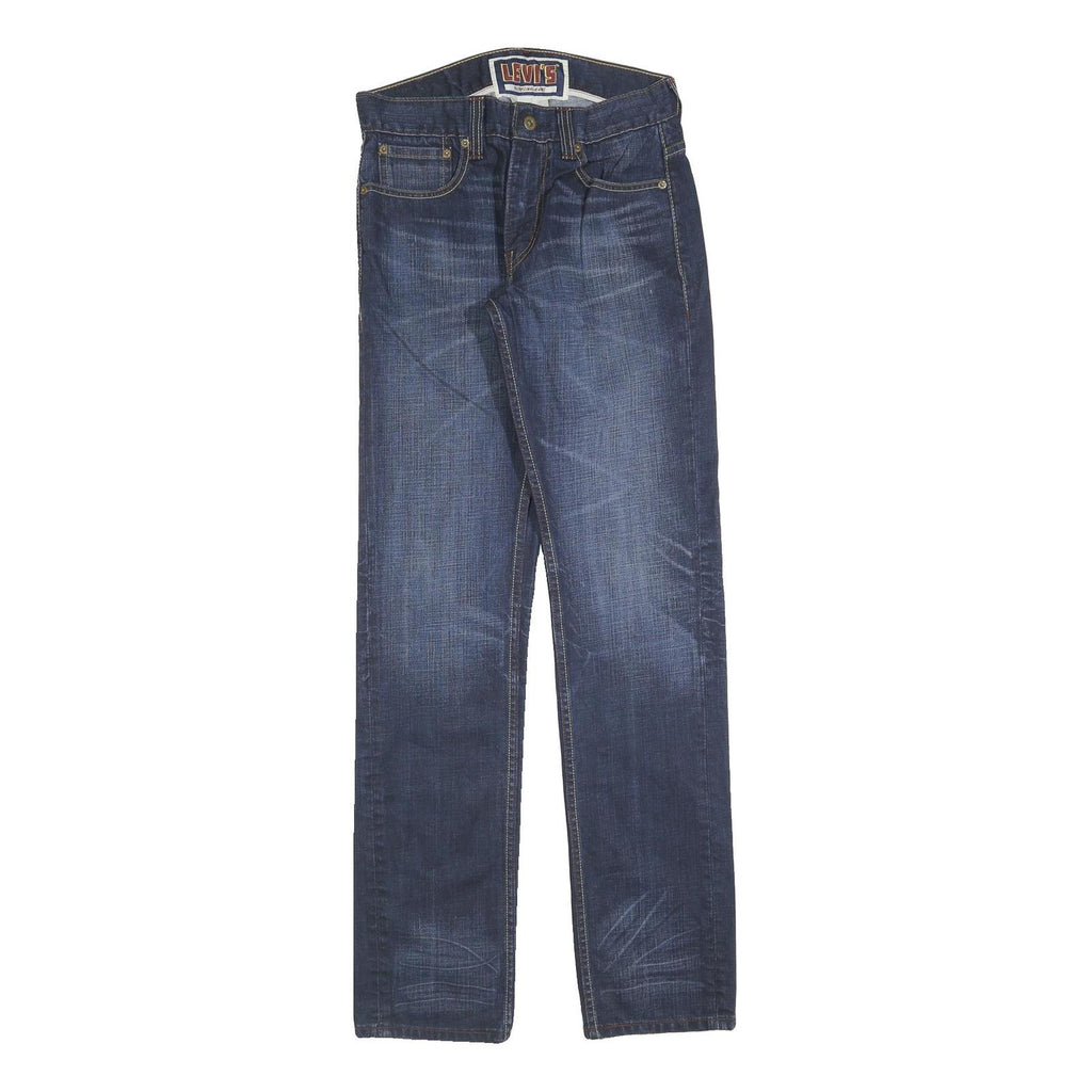 LEVI'S 511 Skinny Mens Jeans Blue Slim Denim Medium W32 L34 Stretch Zip