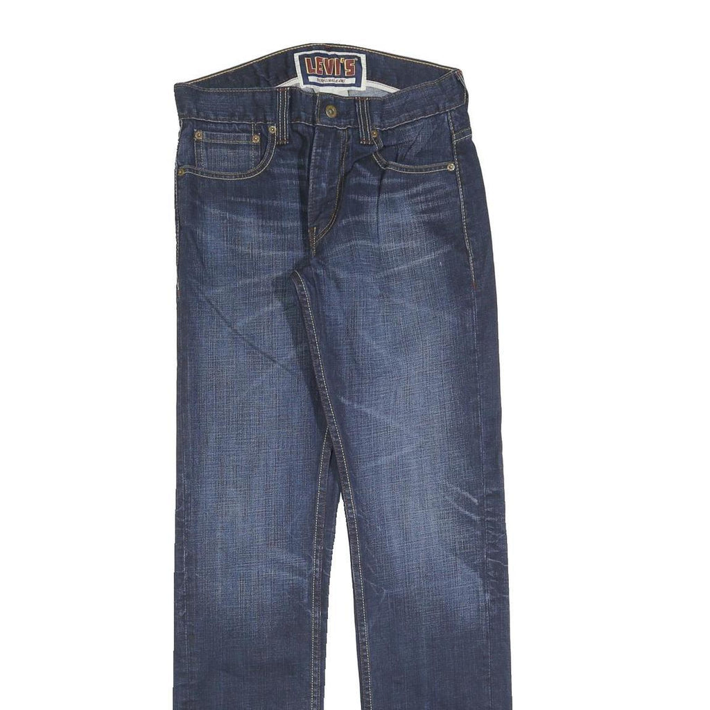 LEVI'S 511 Skinny Mens Jeans Blue Slim Denim Medium W32 L34 Stretch Zip