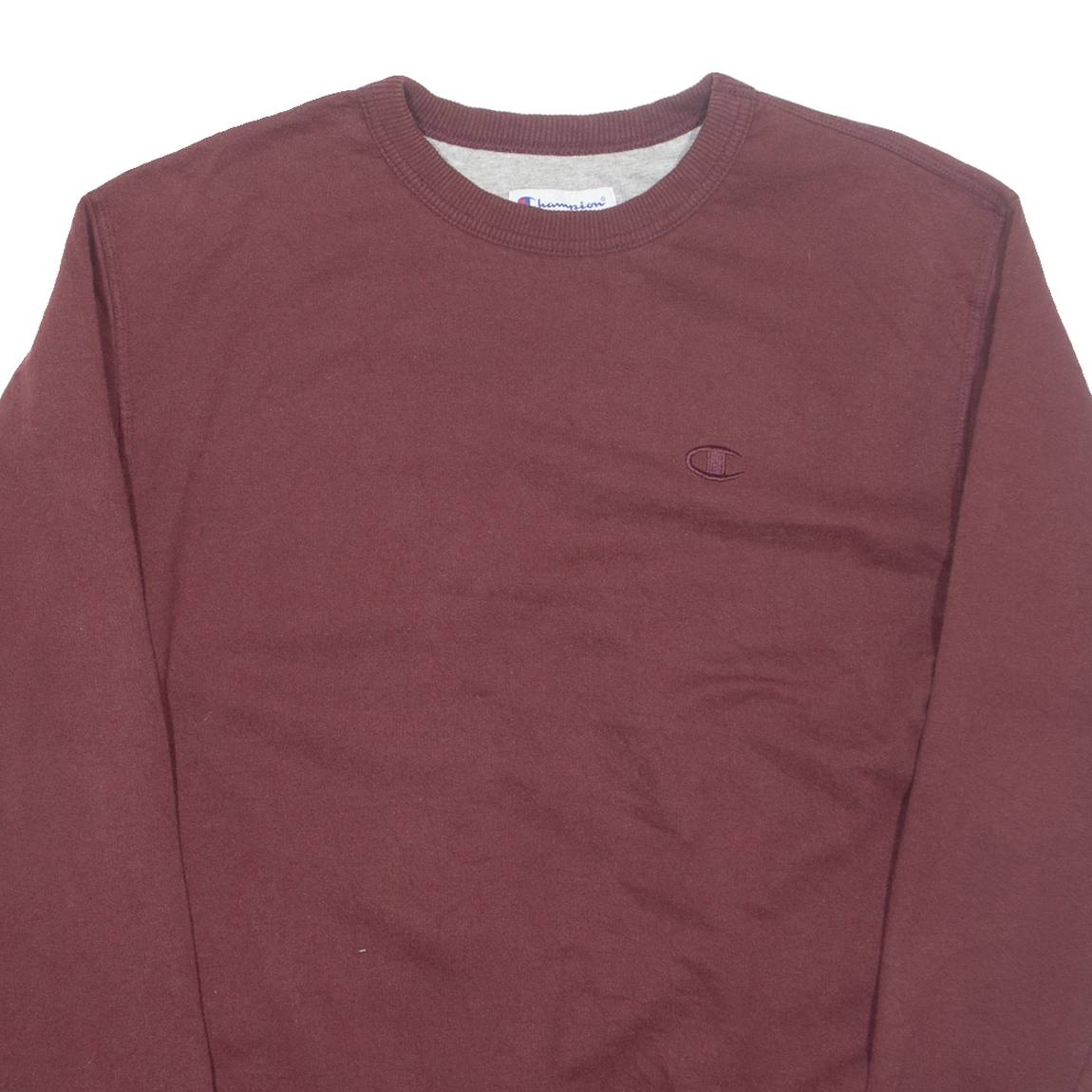 CHAMPION Mens Sweatshirt Maroon M