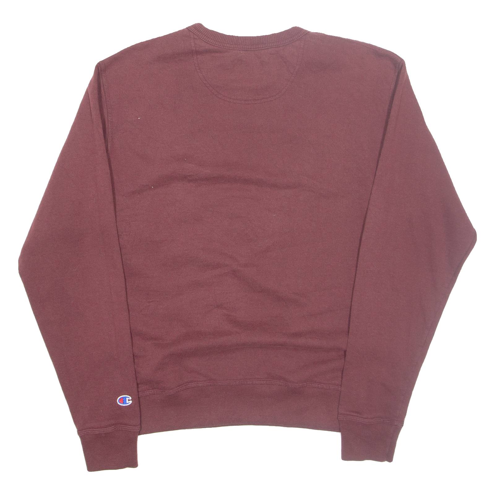 CHAMPION Mens Sweatshirt Maroon M