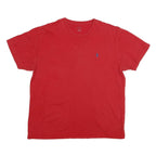 POLO RALPH LAUREN Mens Red Classic T-Shirt L Short Sleeve Crew Neck Soft Cotton