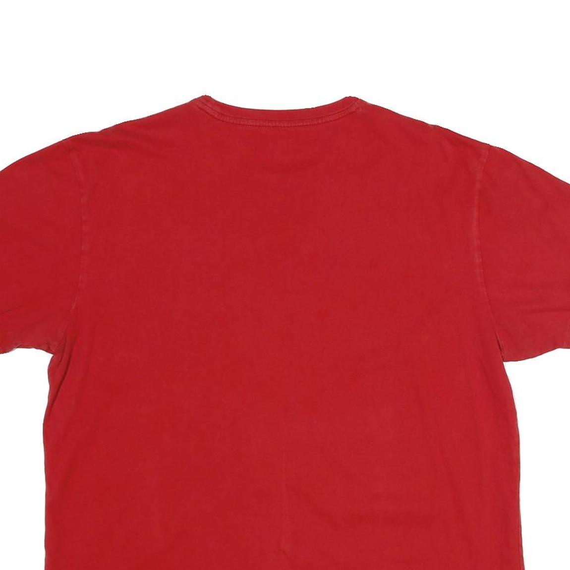 POLO RALPH LAUREN Mens Red Classic T-Shirt L Short Sleeve Crew Neck Soft Cotton