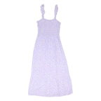 NEW LOOK Girls Lilac & White Floral Sleeveless Cotton Blend Maxi Dress 14Y