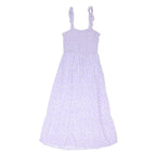 NEW LOOK Girls Lilac & White Floral Sleeveless Cotton Blend Maxi Dress 14Y