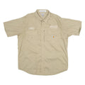 CARHARTT Darrell Davis Electric Mens Worker Shirt Brown XL