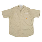 CARHARTT Darrell Davis Electric Mens Worker Shirt Brown XL