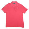 KAPPA Mens Pink Short Sleeve Plain Polo Shirt XL Cotton Casual