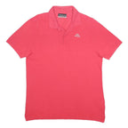 KAPPA Mens Pink Short Sleeve Plain Polo Shirt XL Cotton Casual