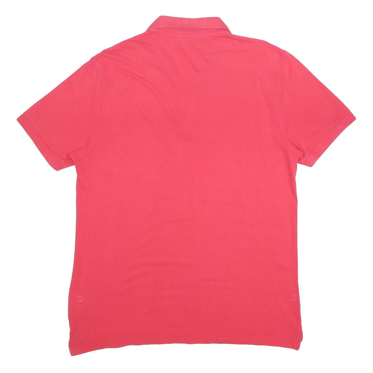 KAPPA Mens Pink Short Sleeve Plain Polo Shirt XL Cotton Casual