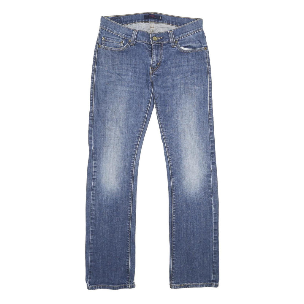 LEVI'S 504 Womens Relaxed Straight Denim Medium W28 L32 Classic Cotton Blend