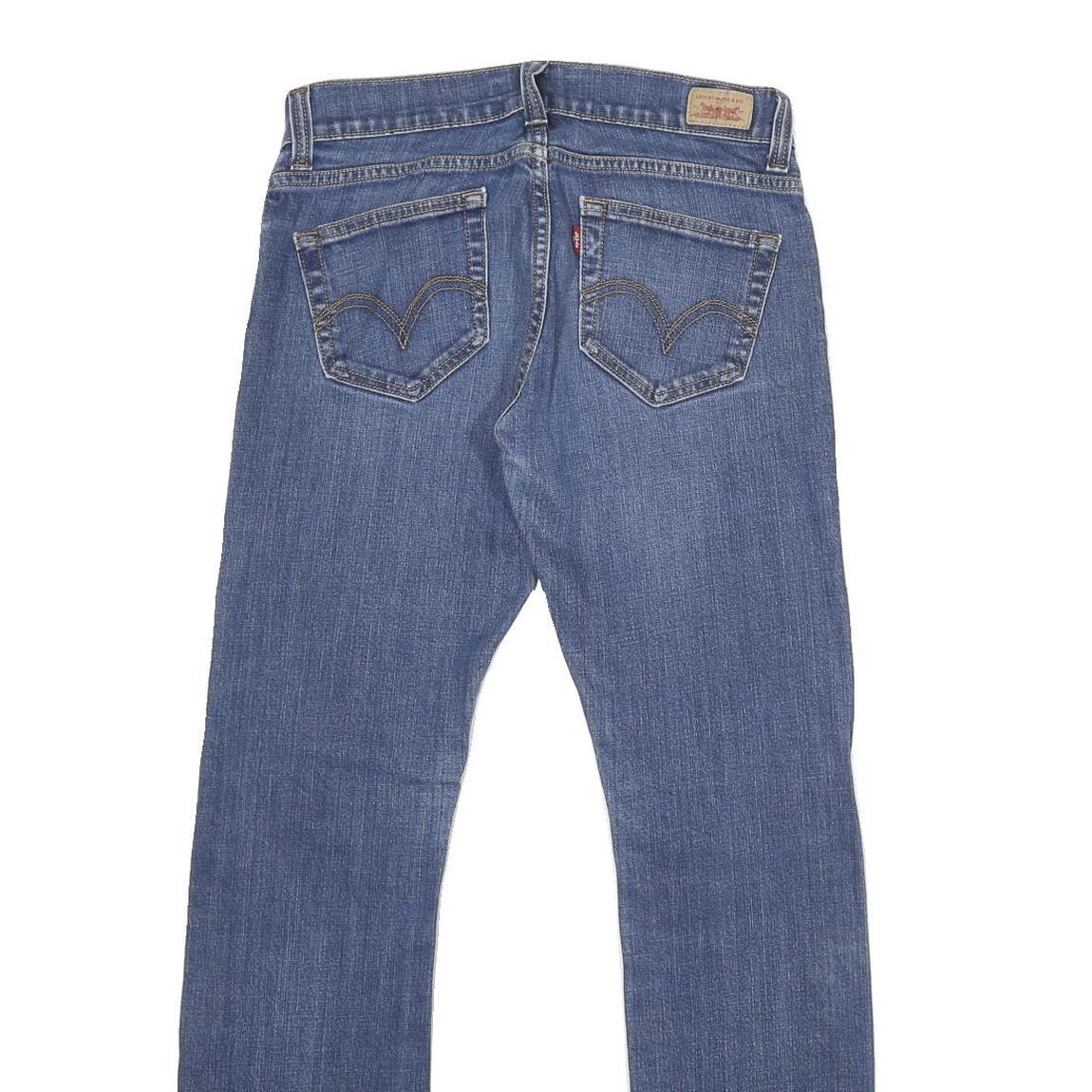 LEVI'S 504 Womens Relaxed Straight Denim Medium W28 L32 Classic Cotton Blend