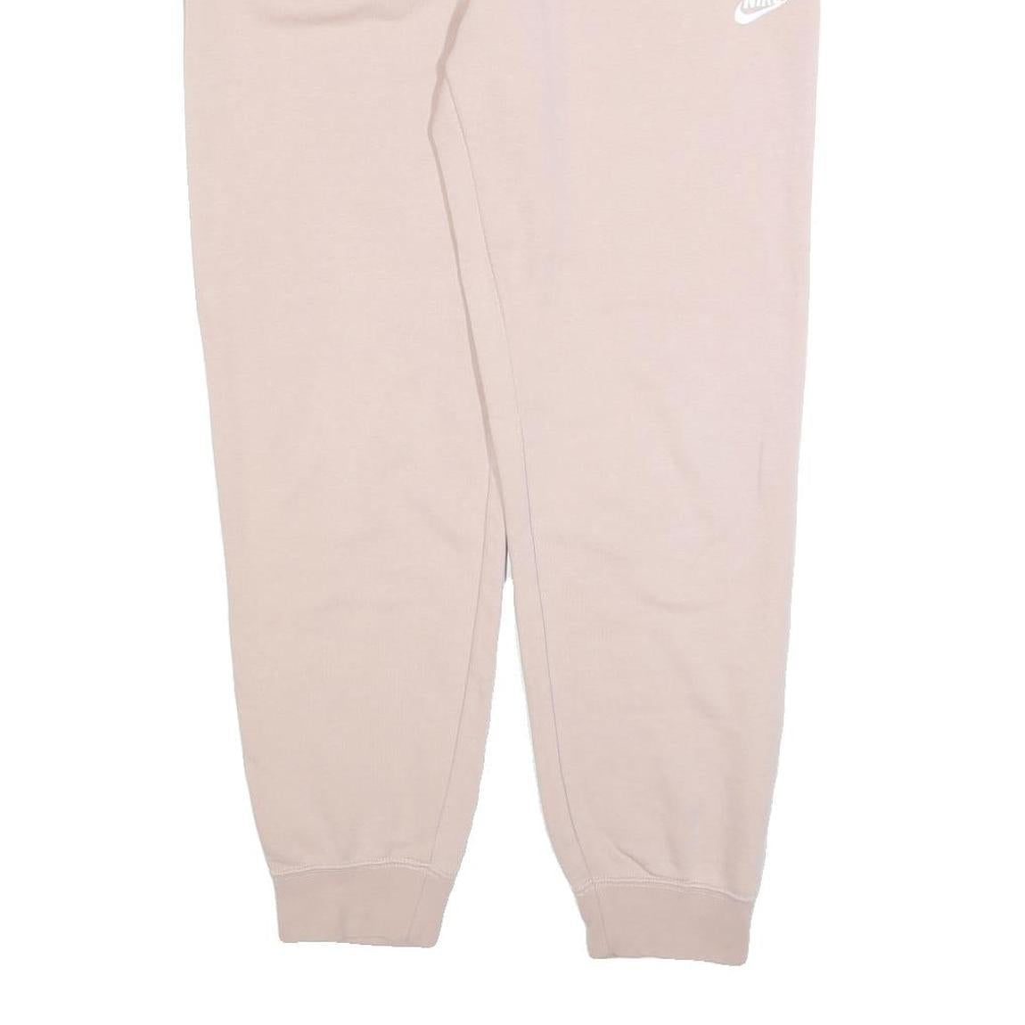 NIKE Womens Joggers Beige Slim Tapered M W28 L28 Cotton Blend Sweatpants