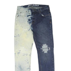 DICKIES Mens Jeans Blue Slim Skinny Denim Rinse W31 L30 Distressed