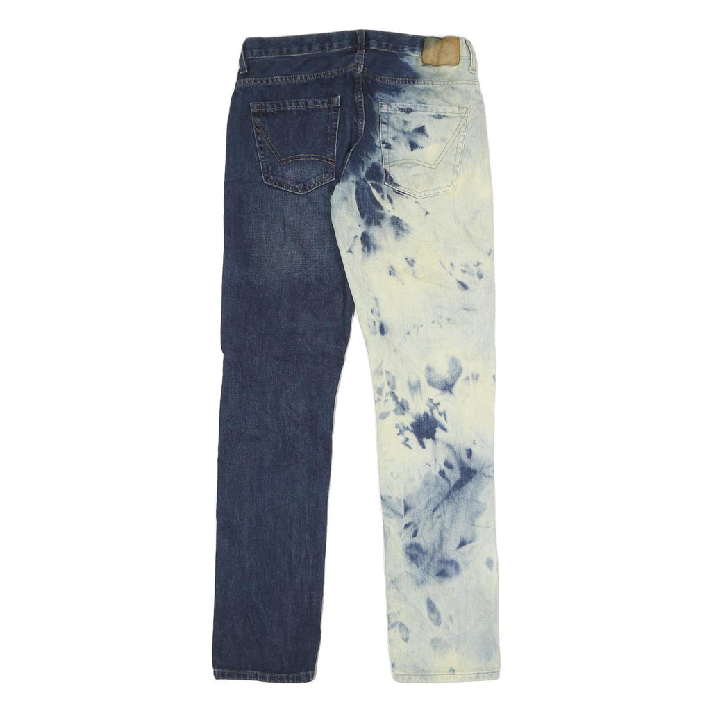 DICKIES Mens Jeans Blue Slim Skinny Denim Rinse W31 L30 Distressed