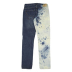 DICKIES Mens Jeans Blue Slim Skinny Denim Rinse W31 L30 Distressed