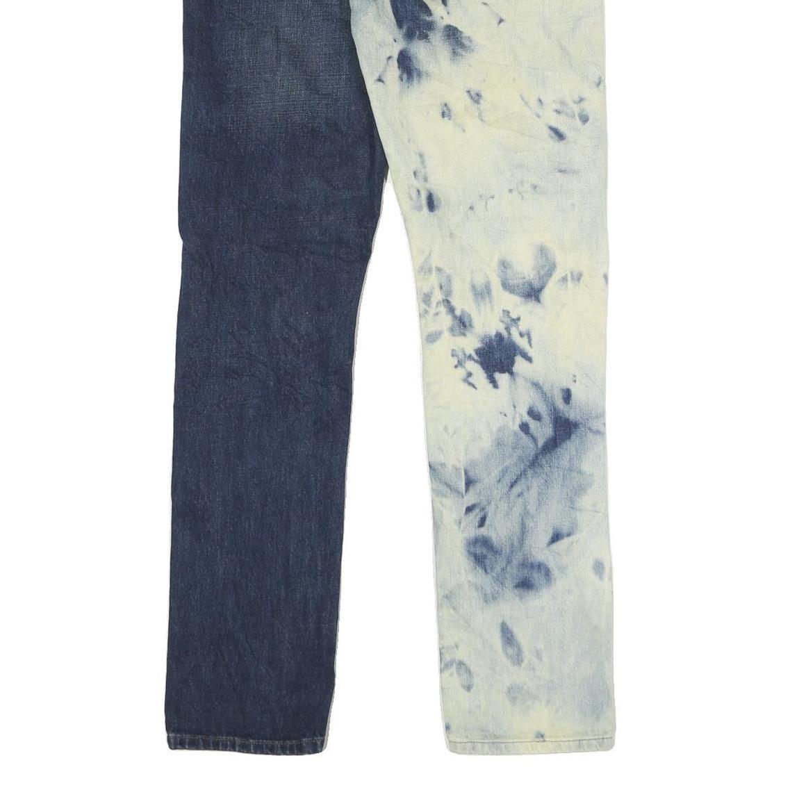 DICKIES Mens Jeans Blue Slim Skinny Denim Rinse W31 L30 Distressed