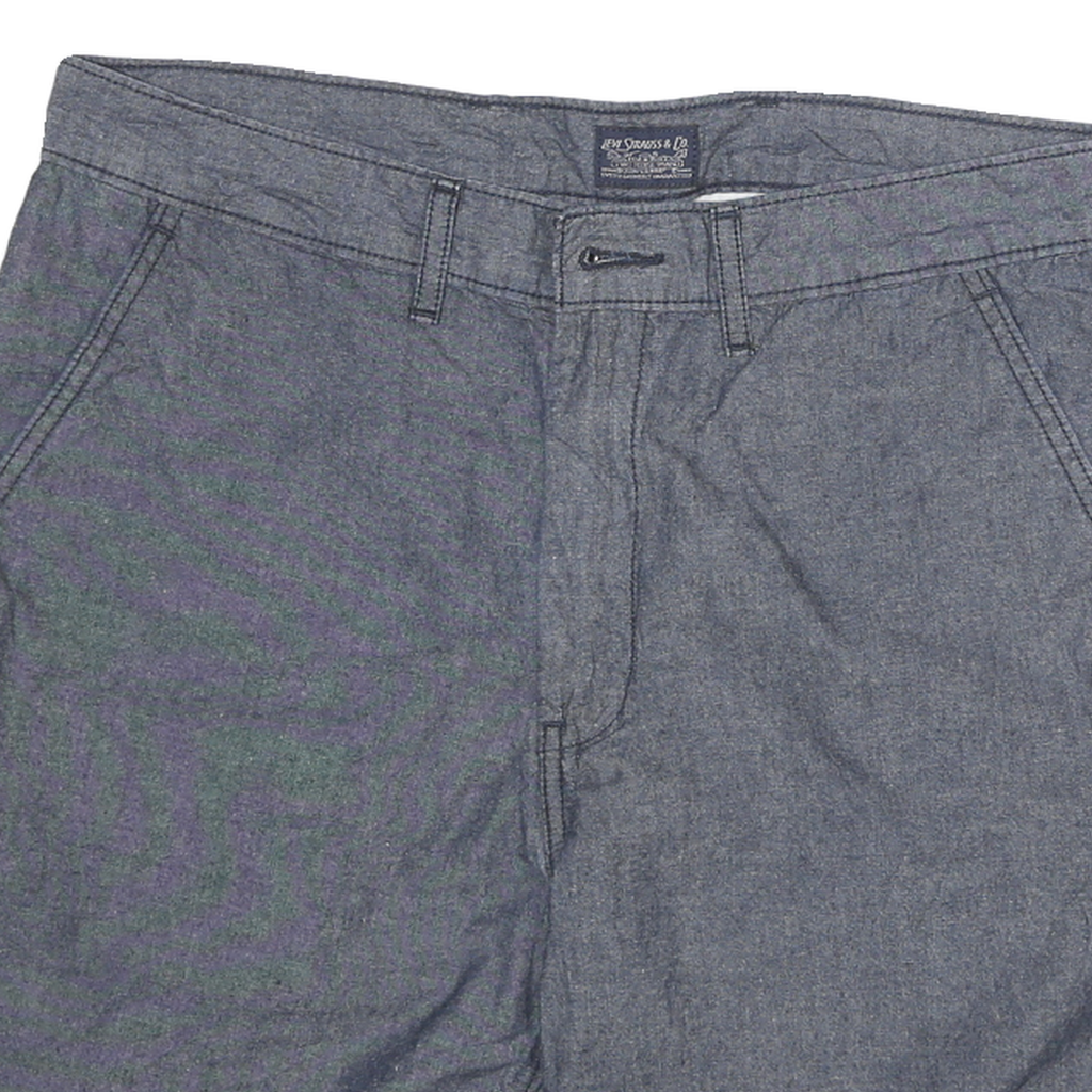 LEVI'S Mens Shorts Blue Casual XL W33 Cotton Blend Classic Fit