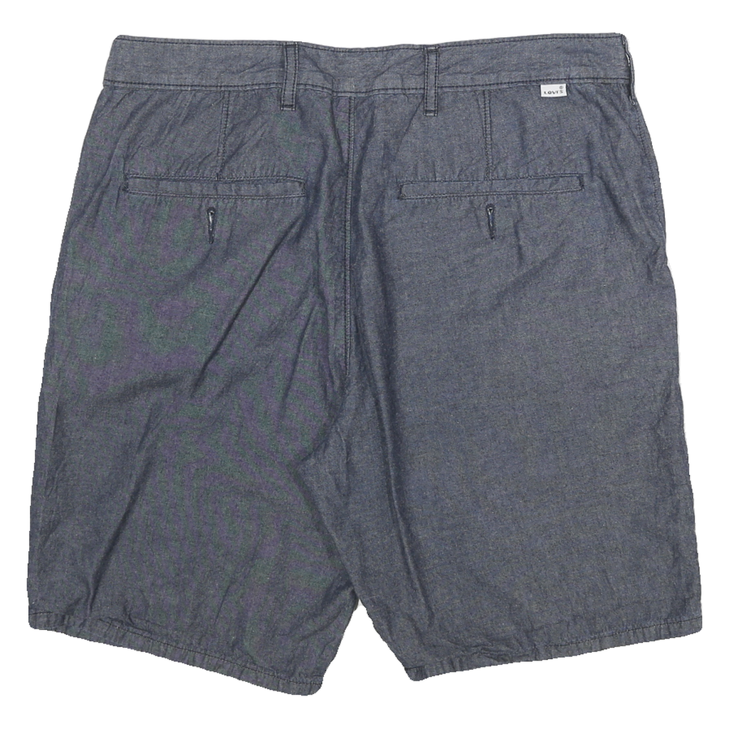 LEVI'S Mens Shorts Blue Casual XL W33 Cotton Blend Classic Fit