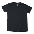 CALVIN KLEIN Mens Black V-Neck T-Shirt M Cotton Blend Classic Casual