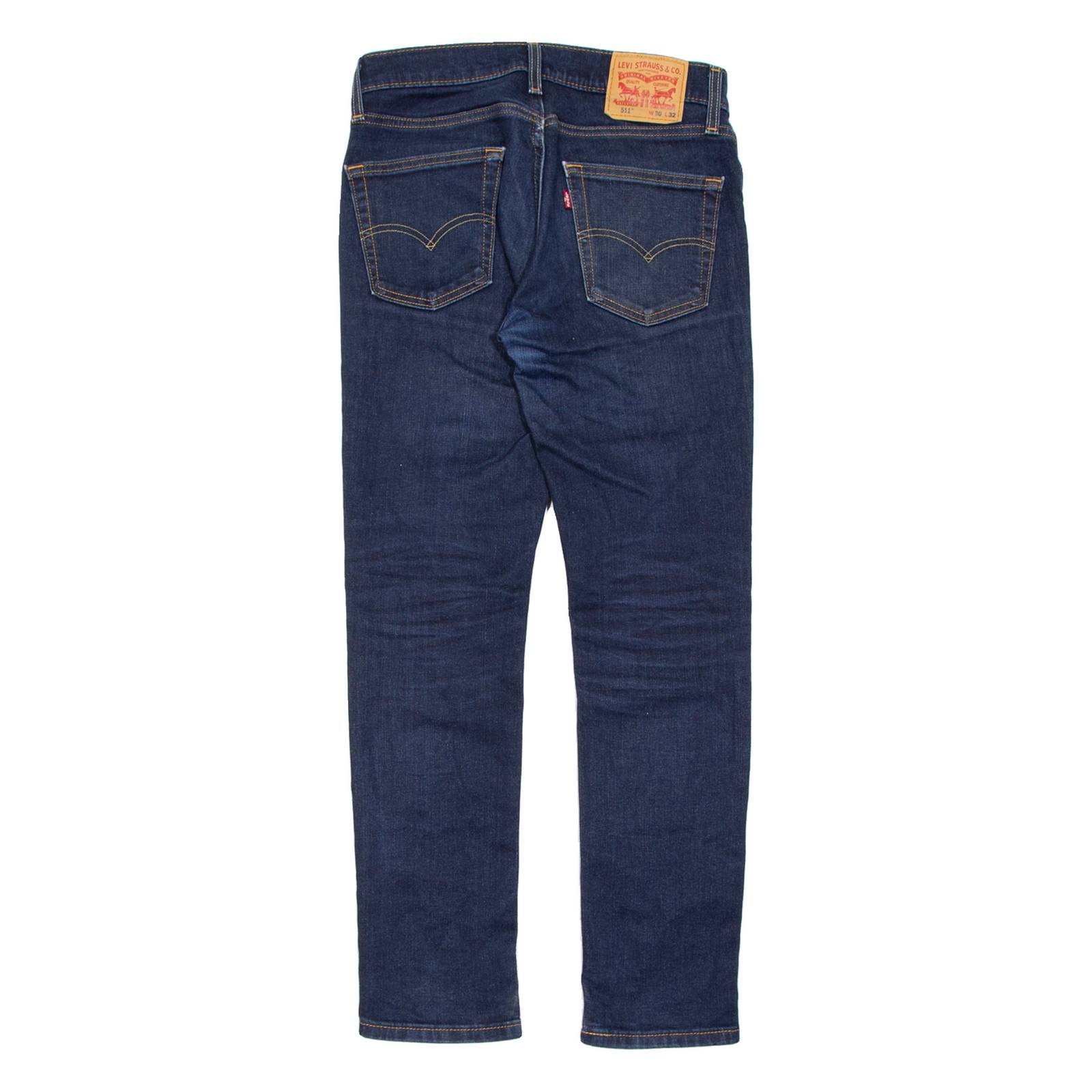 LEVI'S 511 Jeans Mens Blue Slim Straight Stone Wash W30 L32