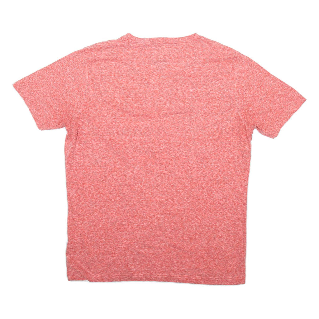 HILFIGER DENIM Womens T-Shirt Red V-Neck L
