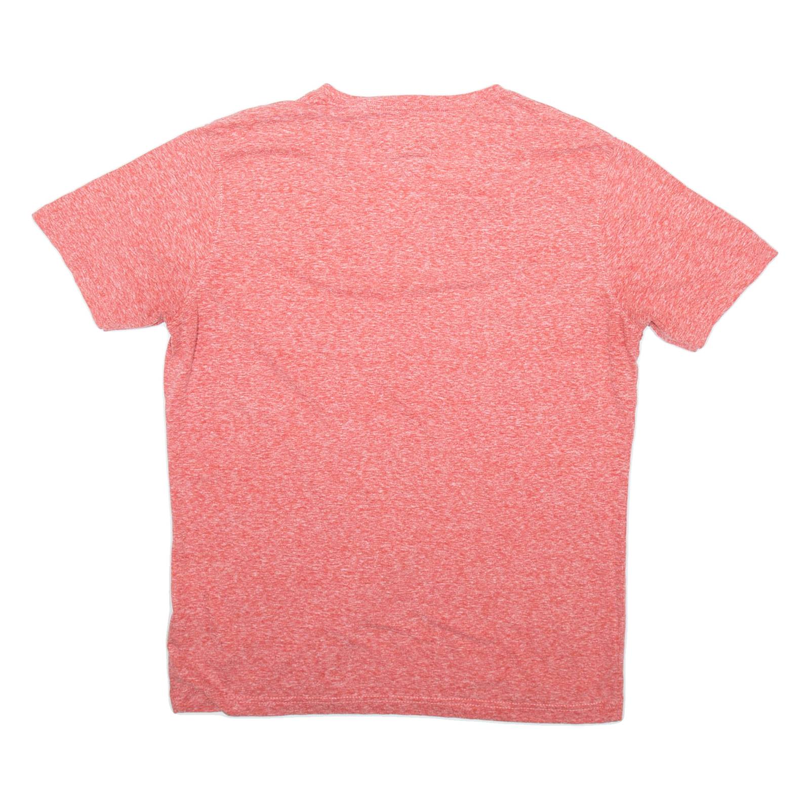HILFIGER DENIM Womens T-Shirt Red V-Neck L