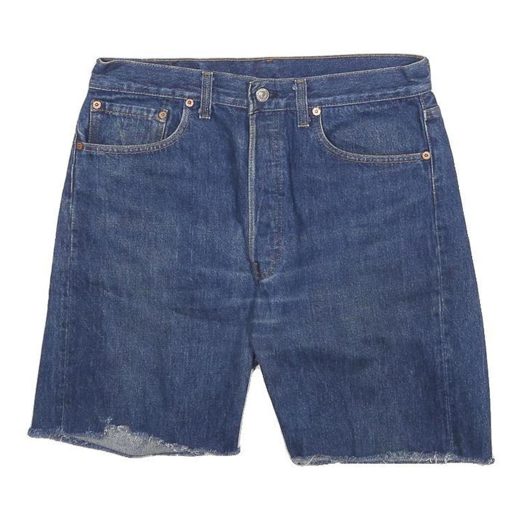 LEVI'S Mens Denim Blue Casual Cut-Off Shorts M W31 Classic Fit