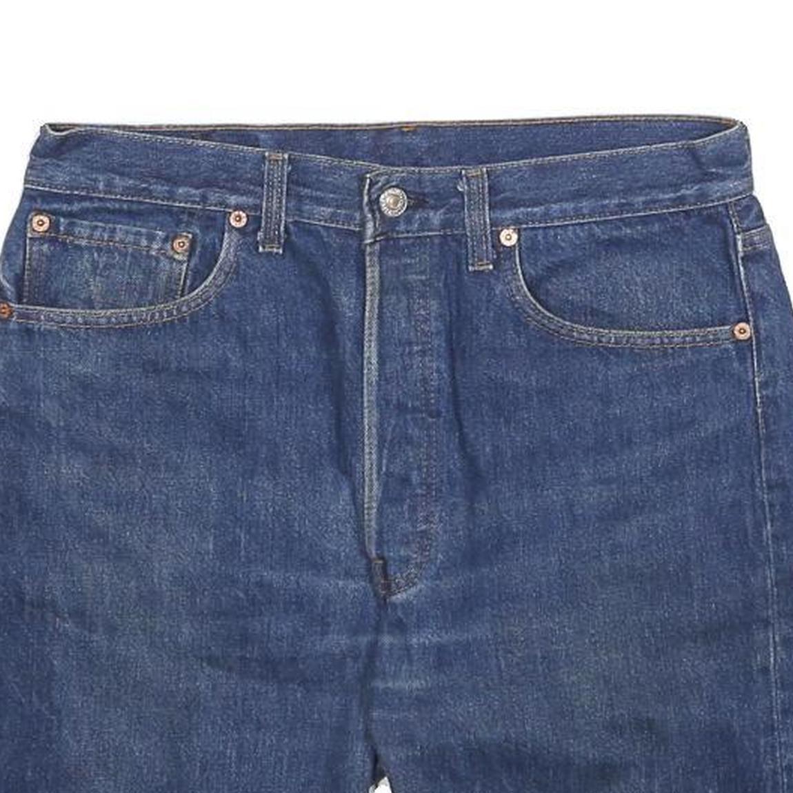 LEVI'S Mens Denim Blue Casual Cut-Off Shorts M W31 Classic Fit