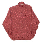 LAST SCENE Womens Shirt Red Long Sleeve S