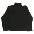 STARTER Mens Black Plain Cotton Pullover Crew Neck Basic Knit XL Lightweight