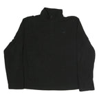 STARTER Mens Black Plain Cotton Pullover Crew Neck Basic Knit XL Lightweight