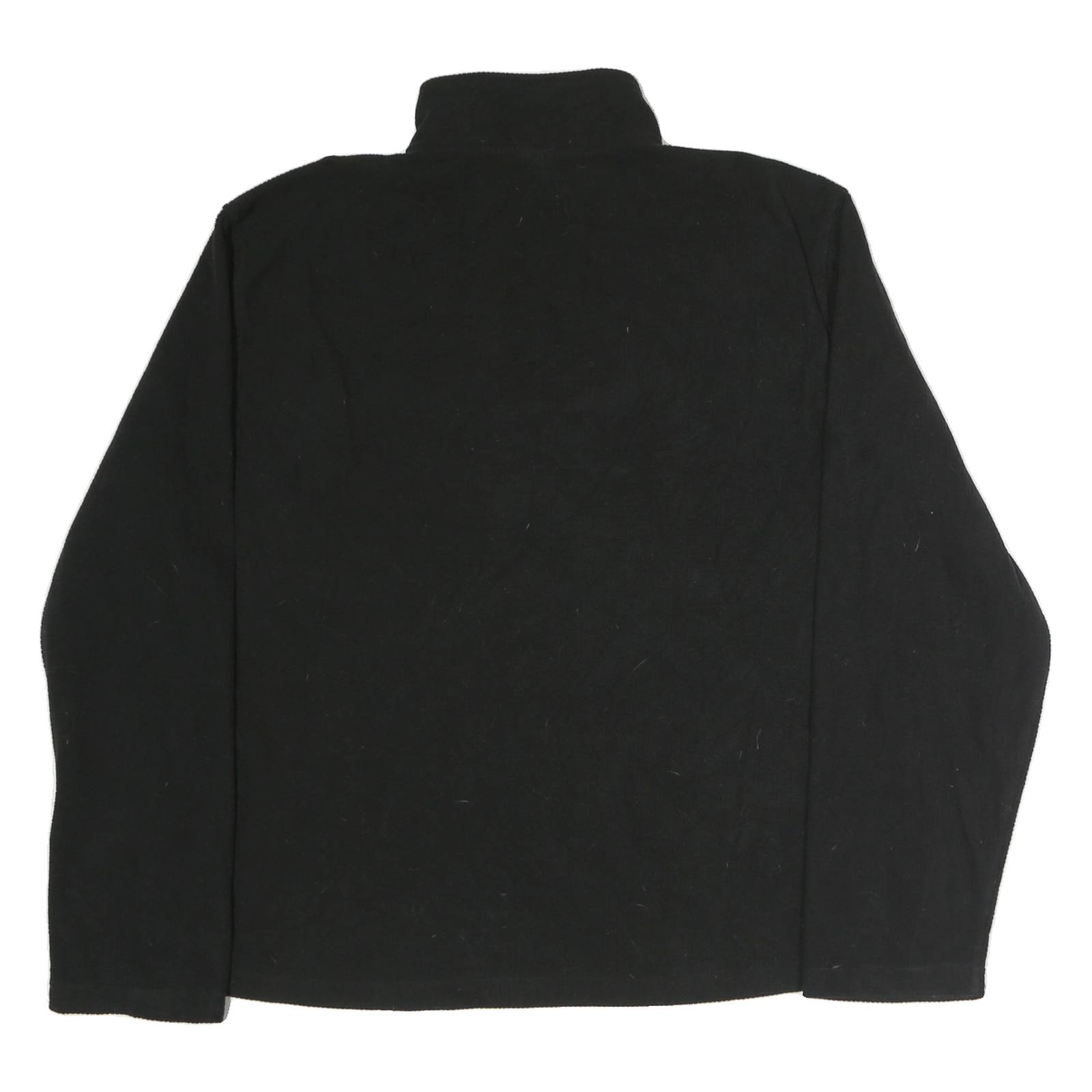 STARTER Mens Black Plain Cotton Pullover Crew Neck Basic Knit XL Lightweight