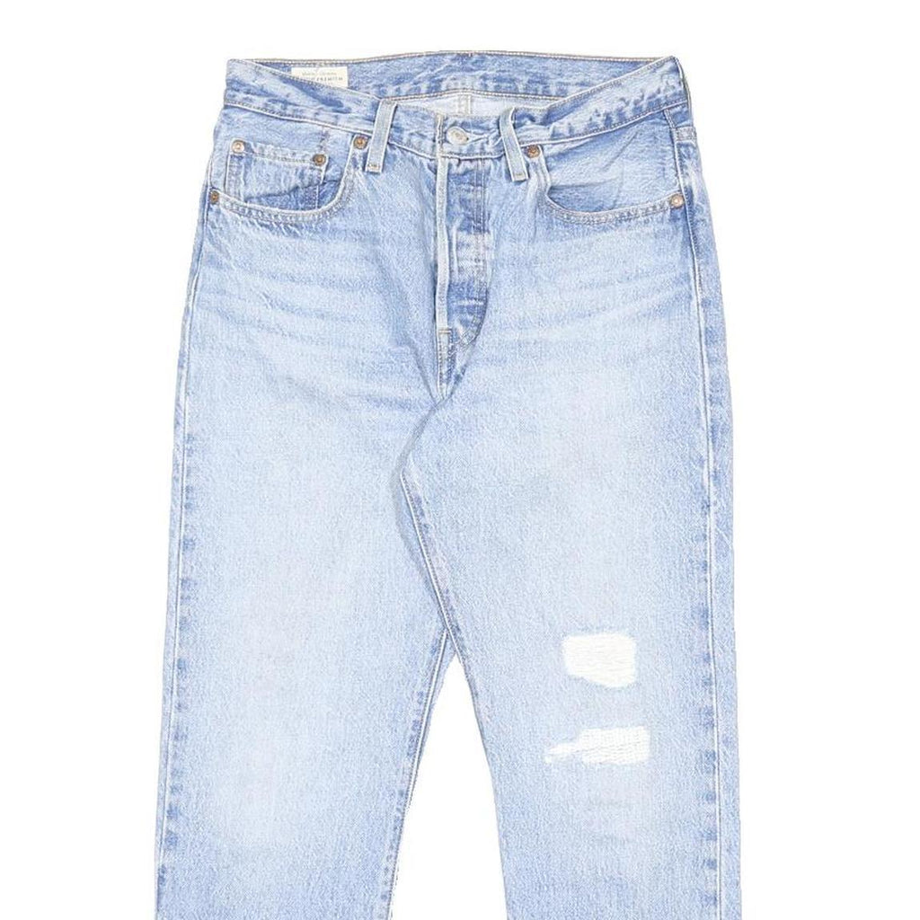 LEVI'S 501 BIG E Womens Jeans Blue Regular Straight Denim Light W27 L26 Vintage