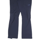 JACK WOLFSKIN Womens Regular Navy Blue Outdoor Hiking Trousers W30 L31 Zip
