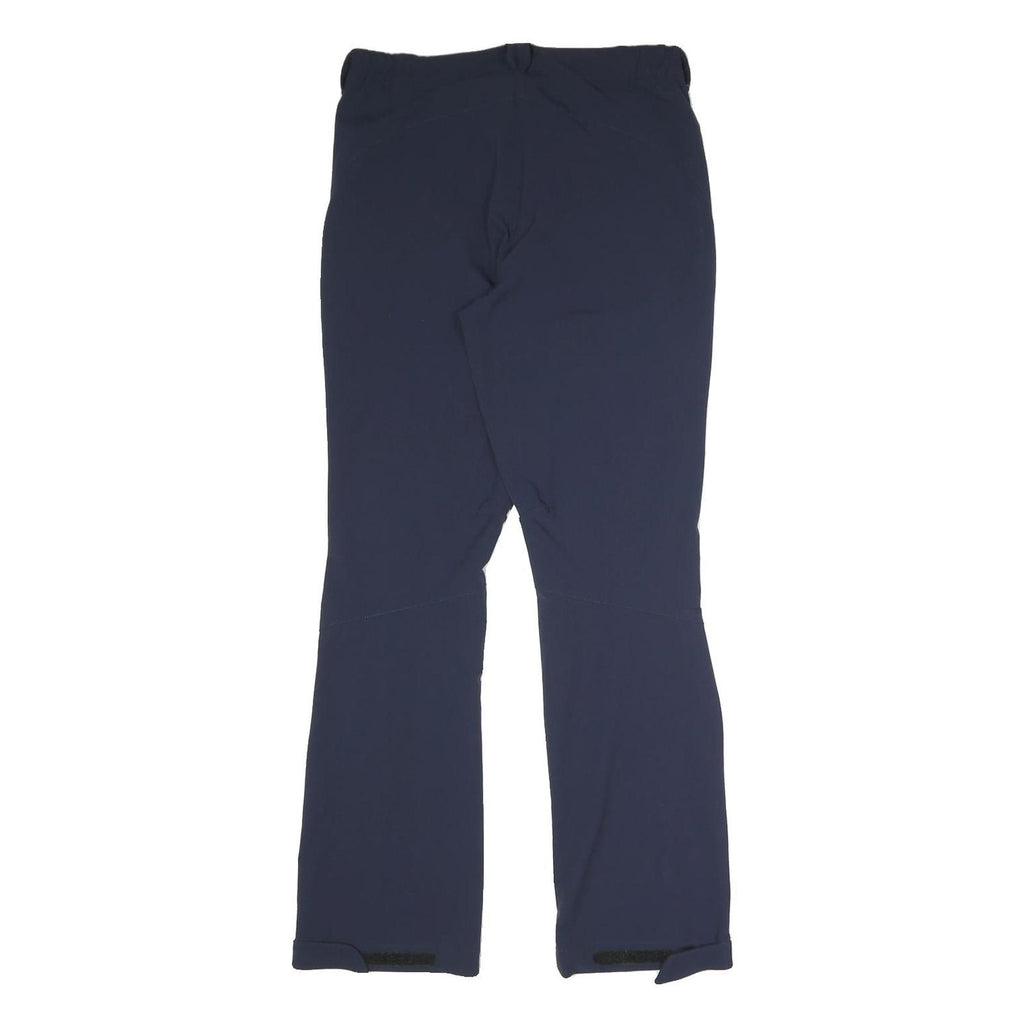 JACK WOLFSKIN Womens Regular Navy Blue Outdoor Hiking Trousers W30 L31 Zip