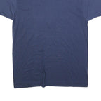 BVD Mens Blue T-Shirt L Short Sleeve Crew Neck Plain Cotton Blend Casual