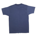 BVD Mens Blue T-Shirt L Short Sleeve Crew Neck Plain Cotton Blend Casual