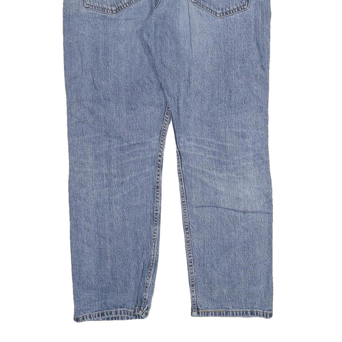 LEVI'S 502 Mens Jeans Blue Regular Straight Denim Medium W38 L30 Classic Style