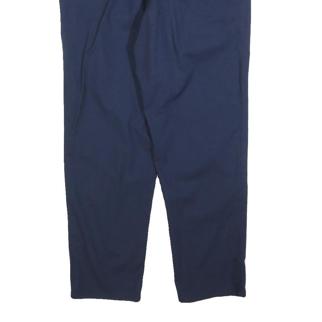 PATAGONIA Womens Cotton Blend Navy Regular Straight Trousers W31 L27 Comfortable