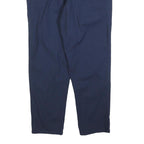 PATAGONIA Womens Cotton Blend Navy Regular Straight Trousers W31 L27 Comfortable