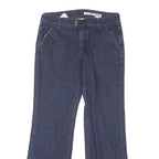 DKNY Womens Regular Fit Blue Denim Jeans W30 L29 Zip Closure Classic Style