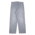 CARHARTT Mens Cotton Blue Relaxed Straight Trousers W31 L30 Workwear Casual