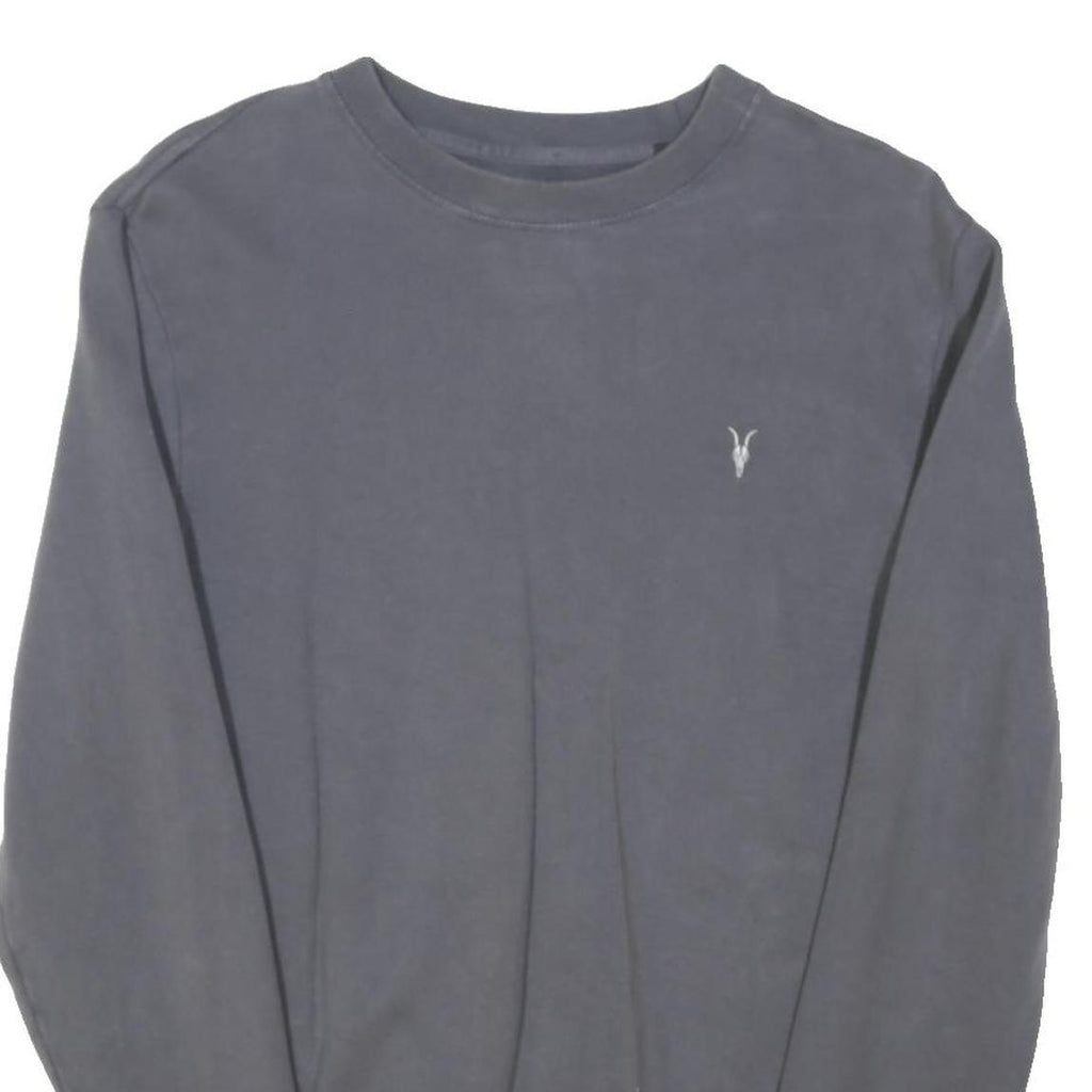ALLSAINTS Mens Grey Cotton Blend Crew Neck XS Sweatshirt Pullover Casual