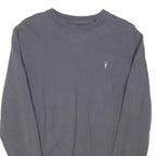 ALLSAINTS Mens Grey Cotton Blend Crew Neck XS Sweatshirt Pullover Casual